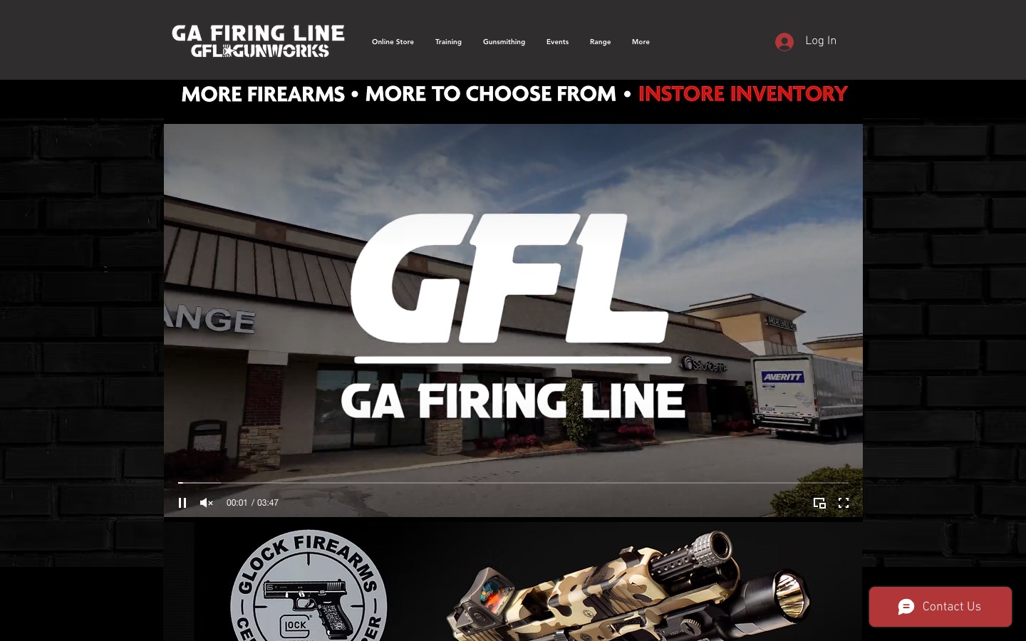 The current homepage